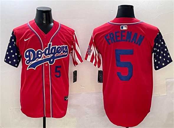 Men's Los Angeles Dodgers #5 Freddie Freeman Red Limited Stitched Jersey,We sell and wholesale Men's Los Angeles Dodgers #5 Freddie Freeman Red Limited Stitched Jersey on line form chian!